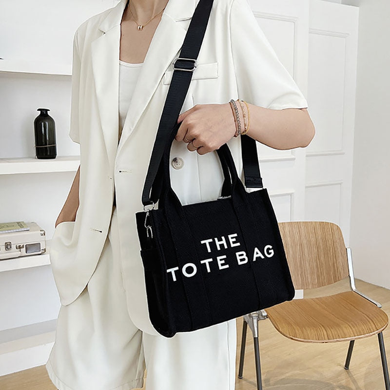 Designer Letter Large Handbags for Women PU Leather Shoulder Crossbody Bags Shopper Tote Female Fashion Business Top-Handle Bag