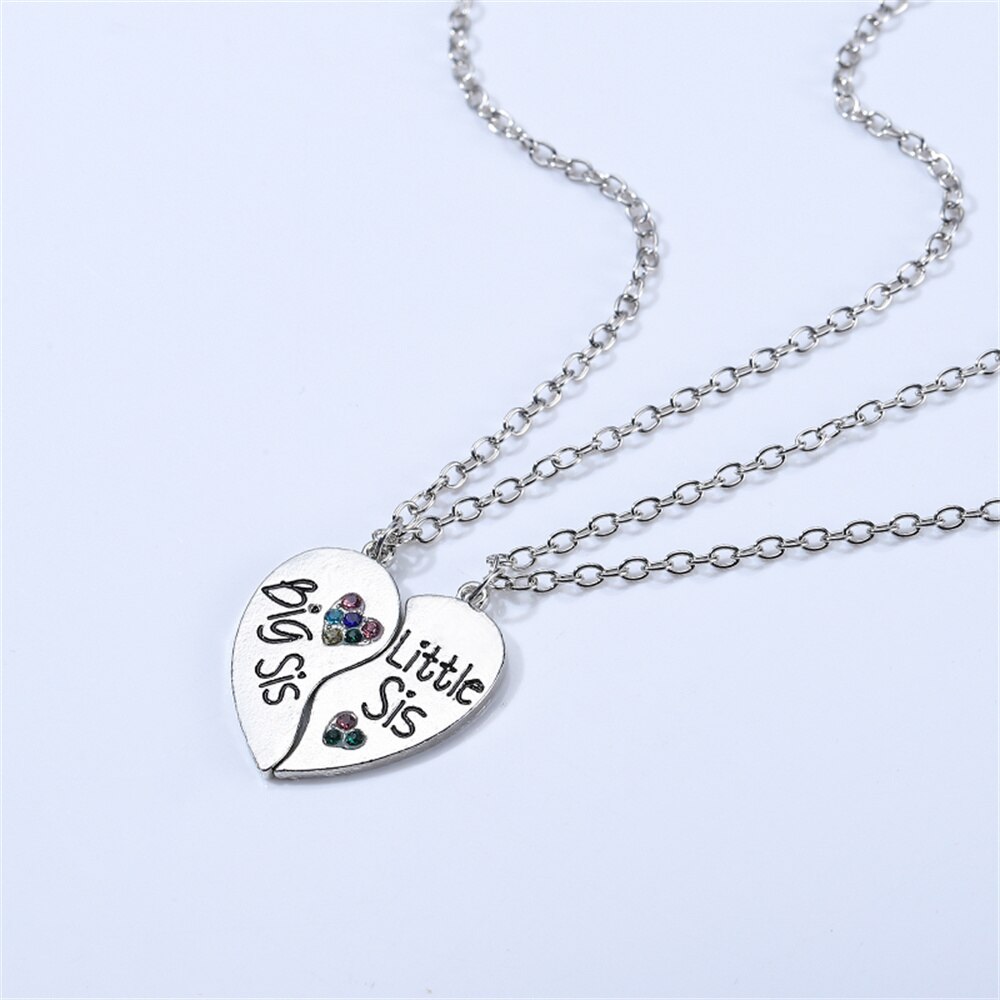 Best Friend 4 Piece Necklace Women Jewelry  BFF Friendship Pendant  Neck Chain Choker Jewelry For Women Gift 2021 Free Shipping