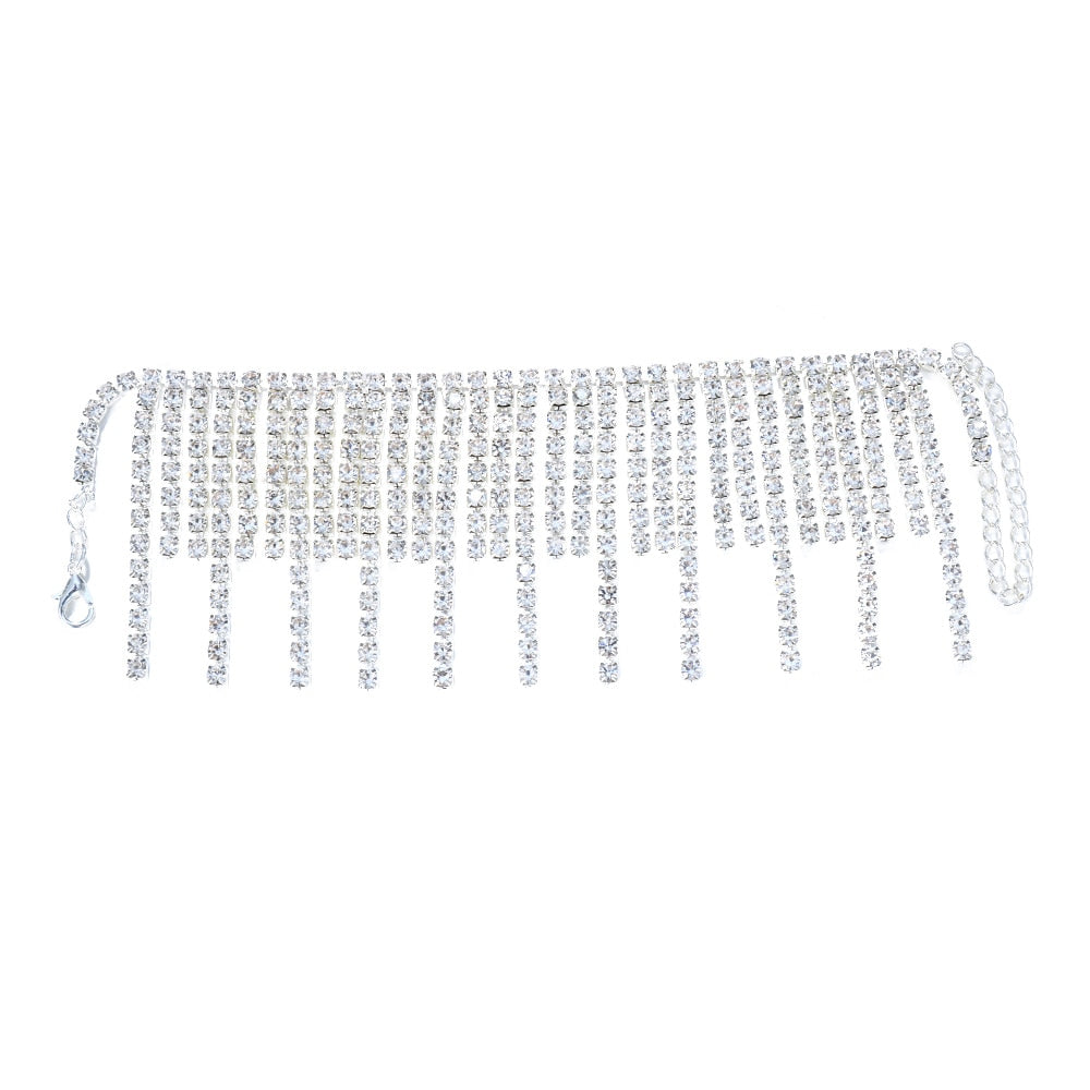 Rhinestone Adjustable Ankles Foot Chain