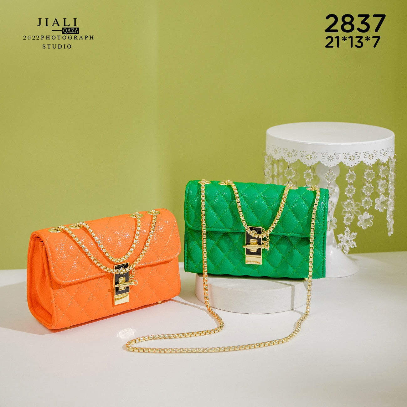 2022 luxury brand design plaid rhombus chain shoulder women handbags ladies hand bags