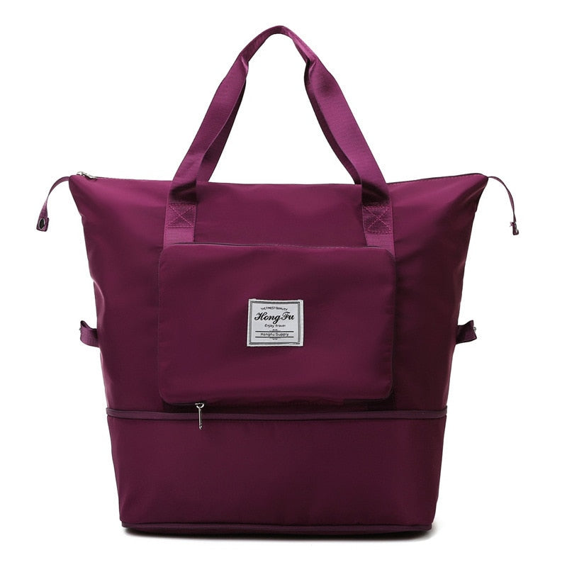Super Large Capacity Folding Bag Travel Bags Tote Carry On Luggage Storage Hand Bag Waterproof Duffel Set  Women Dropshipping