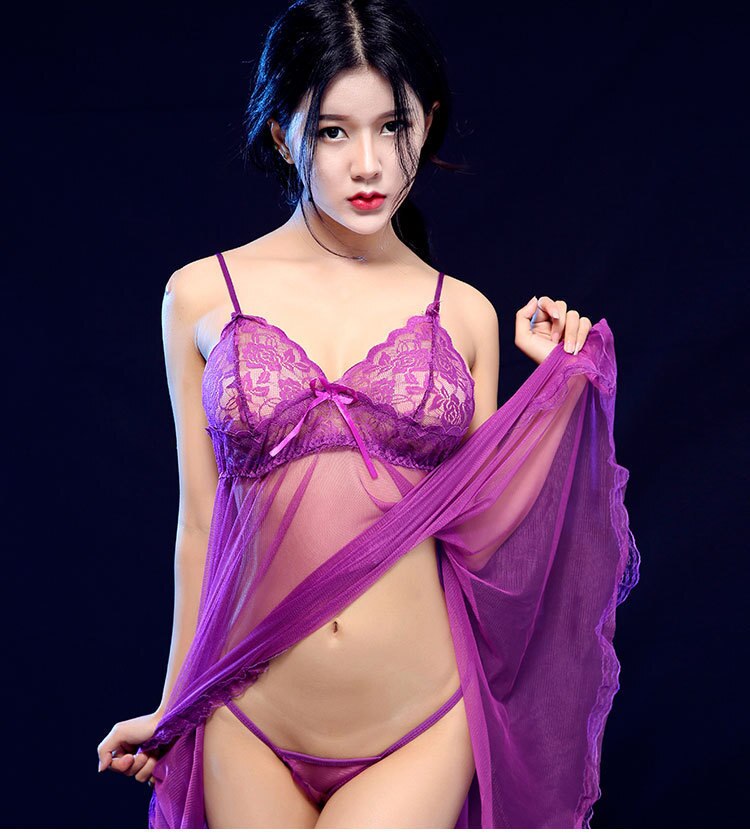 Sexy Hot Summer Women Erotic Sling Lingerie Nightwear Robe Babydoll Attractive Sleepwear Charming Night Dress Sleep Wear 2022