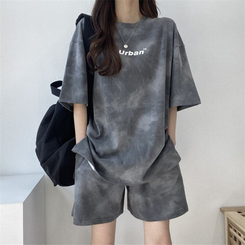 2 Piece tye die  Casual Sports set