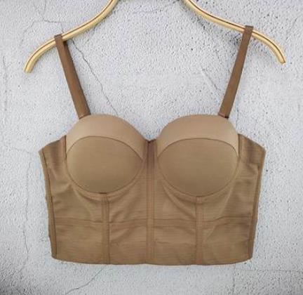 Crop Top Women Tank 2022 Summer Top Cropped Woman Clothes Sexy Push Up Denim Bra Clothing Backless Bustier Party Club Vest