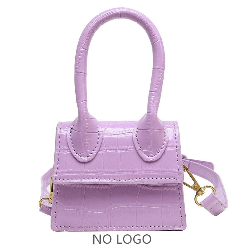Girls Mini Purse and Handbags Luxury Designer Crossbody Bag Women Shoulder Bags Lady Small Crocodile Pattern Evening Party Tote