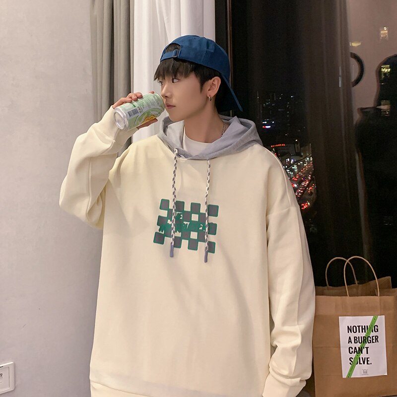 LAPPSTER Men Designer Streetwear Hoodies 2022 Spring Streetwear Harajuku Graphic Hooded Hoodies Women Korean Square Clothing