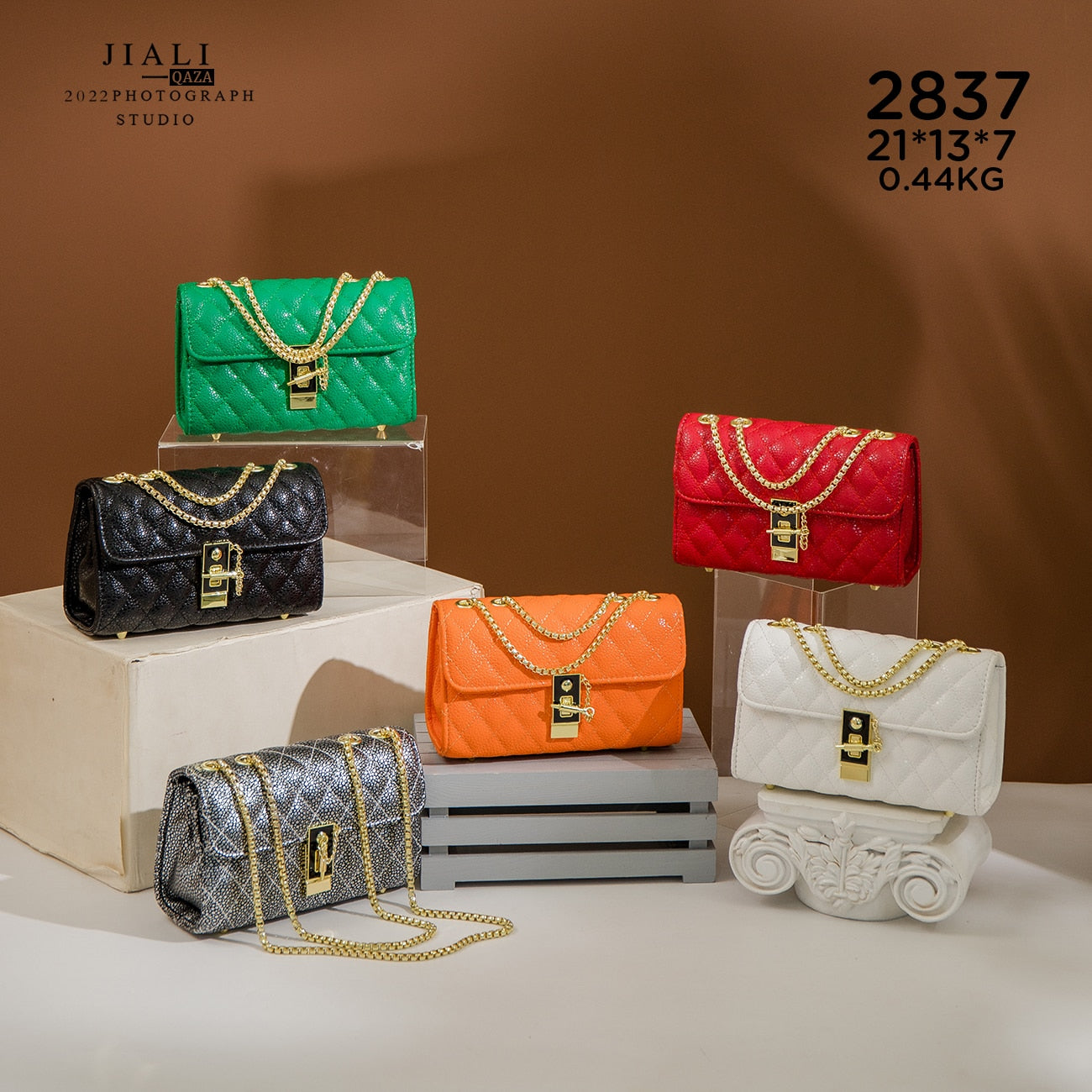 2022 luxury brand design plaid rhombus chain shoulder women handbags ladies hand bags