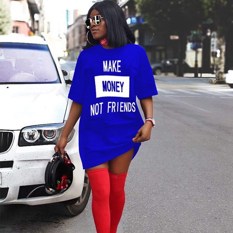 Streetwear Oversized T Shirt Dress Women Fashion Mini Short Summer Dress 2022 Loose Letter Print Casual Women Dress Vestidos