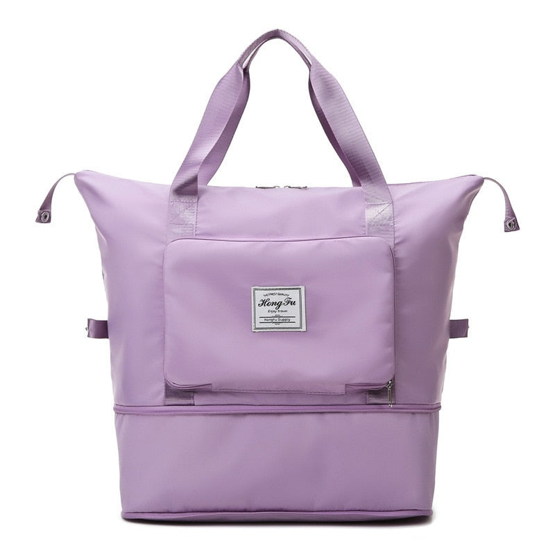 Super Large Capacity Folding Bag Travel Bags Tote Carry On Luggage Storage Hand Bag Waterproof Duffel Set  Women Dropshipping