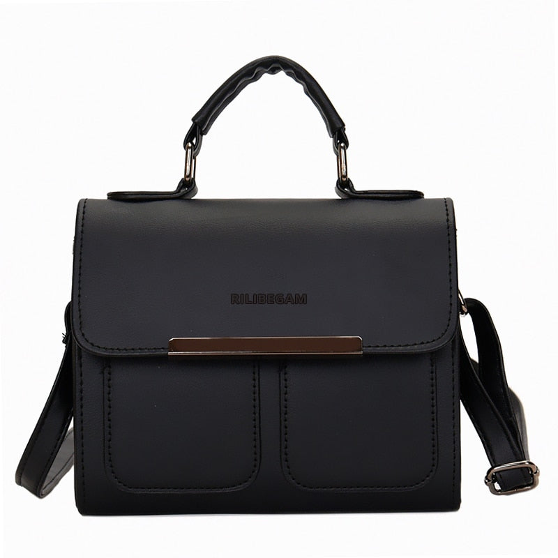 Classic Leather PU Women Handle Bag High Quality Fashion Handbag for Women Casual Vintage Crossbody Bag Women Shoulder Bag