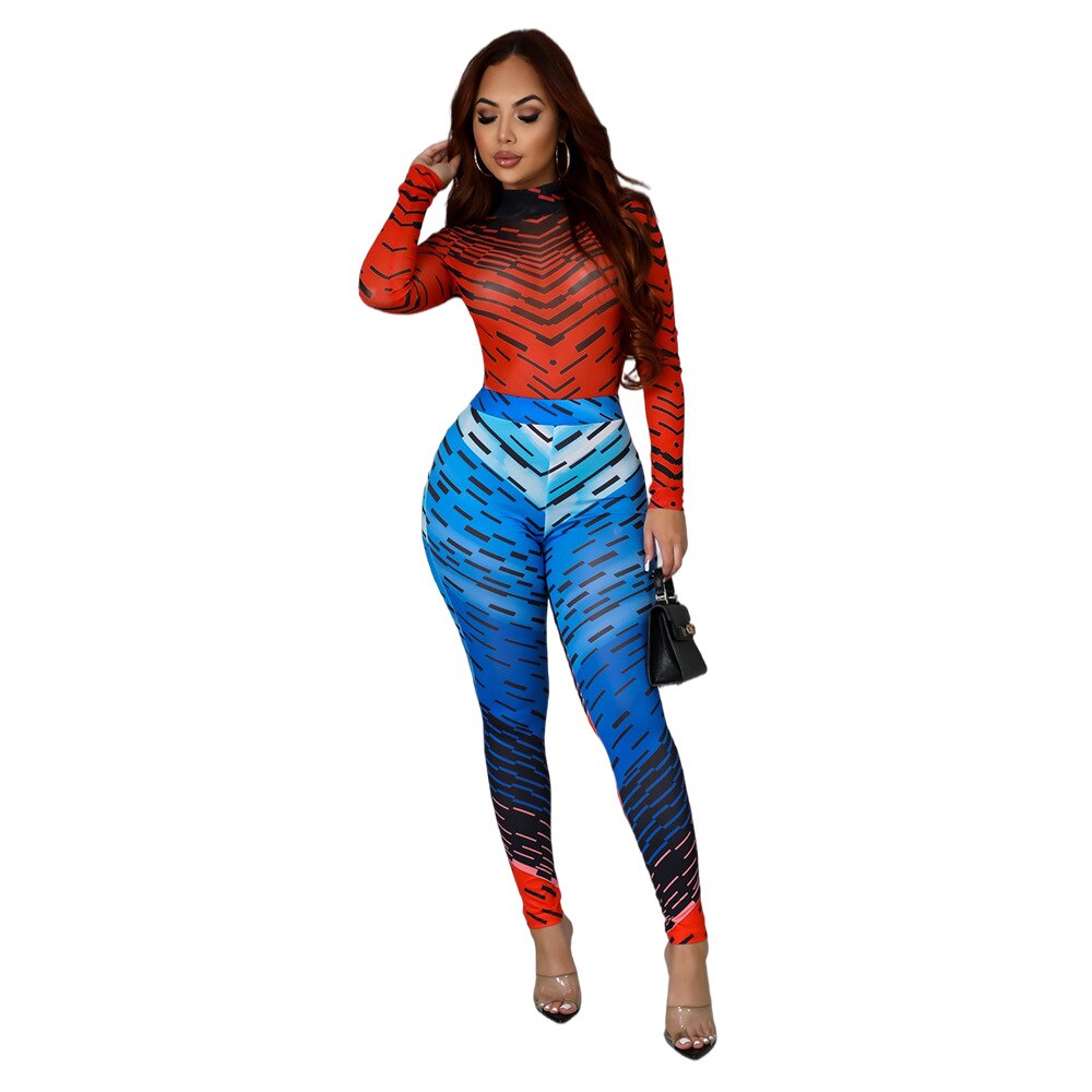 Two Piece Set Women Tracksuit Fashion 2022 Set Woman 2 Pieces Chic Female Trouser Suits Sexy Party Outfits Festival Clothing