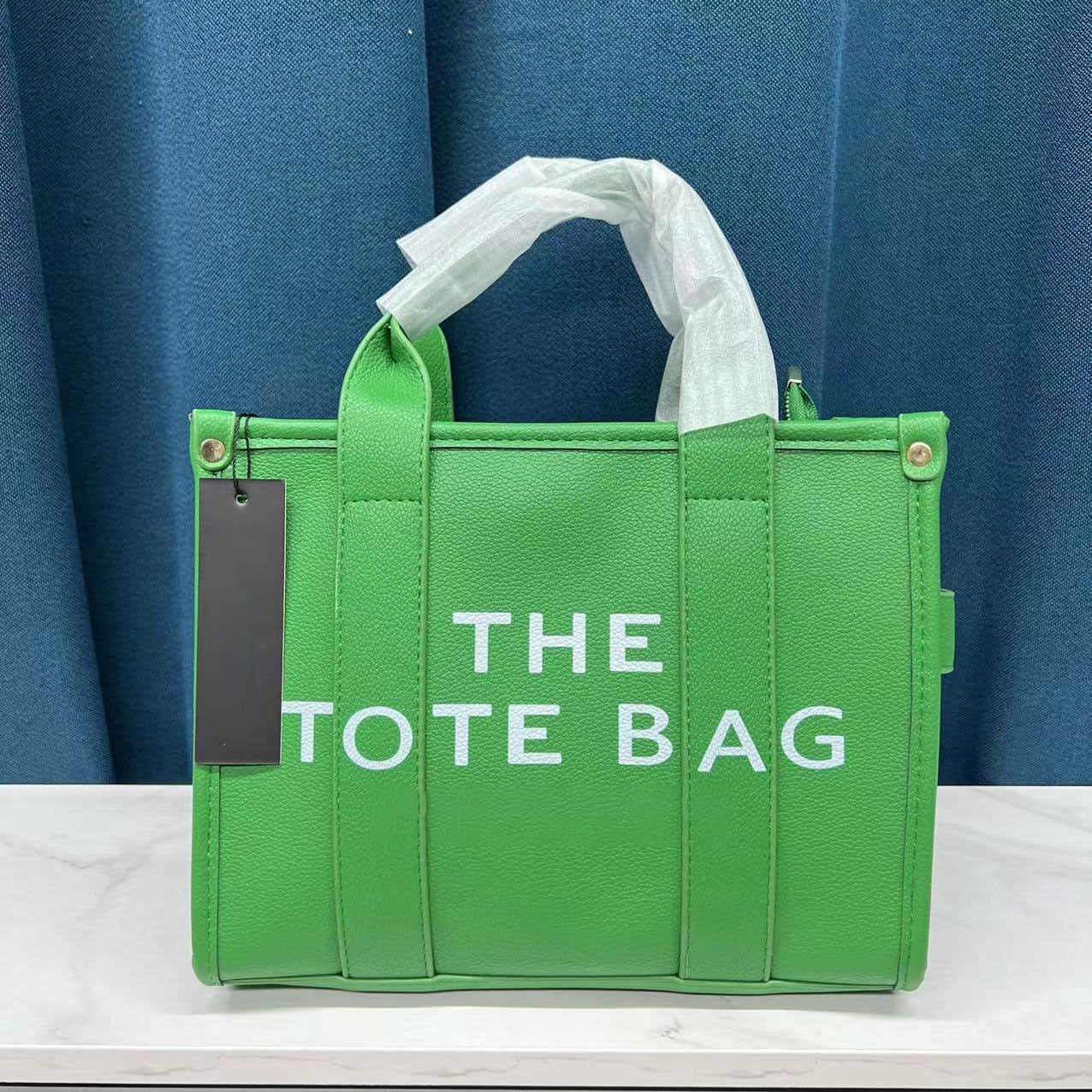 Designer Letter Large Handbags for Women PU Leather Shoulder Crossbody Bags Shopper Tote Female Fashion Business Top-Handle Bag