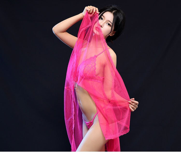 Sexy Hot Summer Women Erotic Sling Lingerie Nightwear Robe Babydoll Attractive Sleepwear Charming Night Dress Sleep Wear 2022