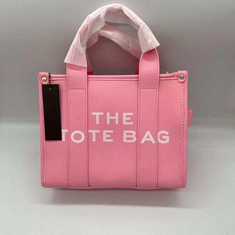 Designer Letter Large Handbags for Women PU Leather Shoulder Crossbody Bags Shopper Tote Female Fashion Business Top-Handle Bag