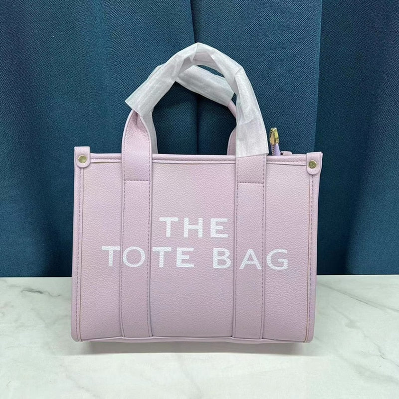 Designer Letter Large Handbags for Women PU Leather Shoulder Crossbody Bags Shopper Tote Female Fashion Business Top-Handle Bag