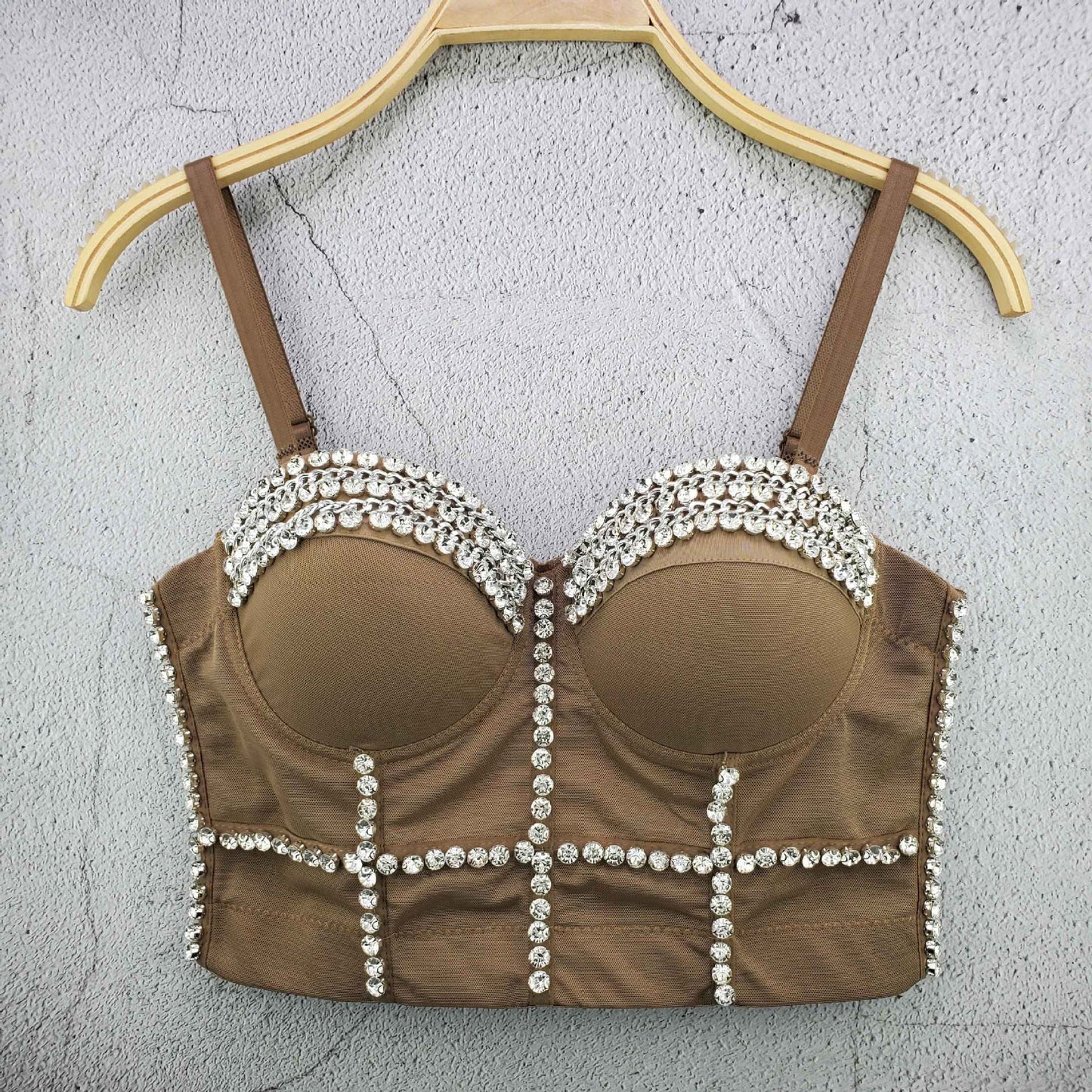 Crop Top Women Tank 2022 Summer Top Cropped Woman Clothes Sexy Push Up Denim Bra Clothing Backless Bustier Party Club Vest