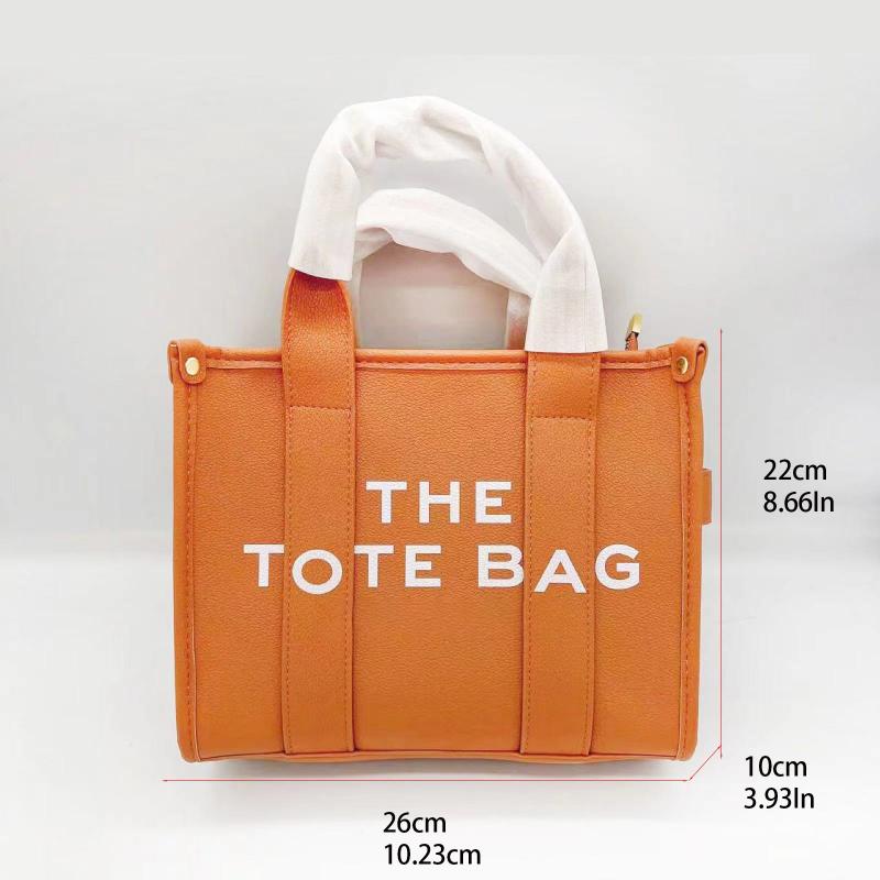 Designer Letter Large Handbags for Women PU Leather Shoulder Crossbody Bags Shopper Tote Female Fashion Business Top-Handle Bag