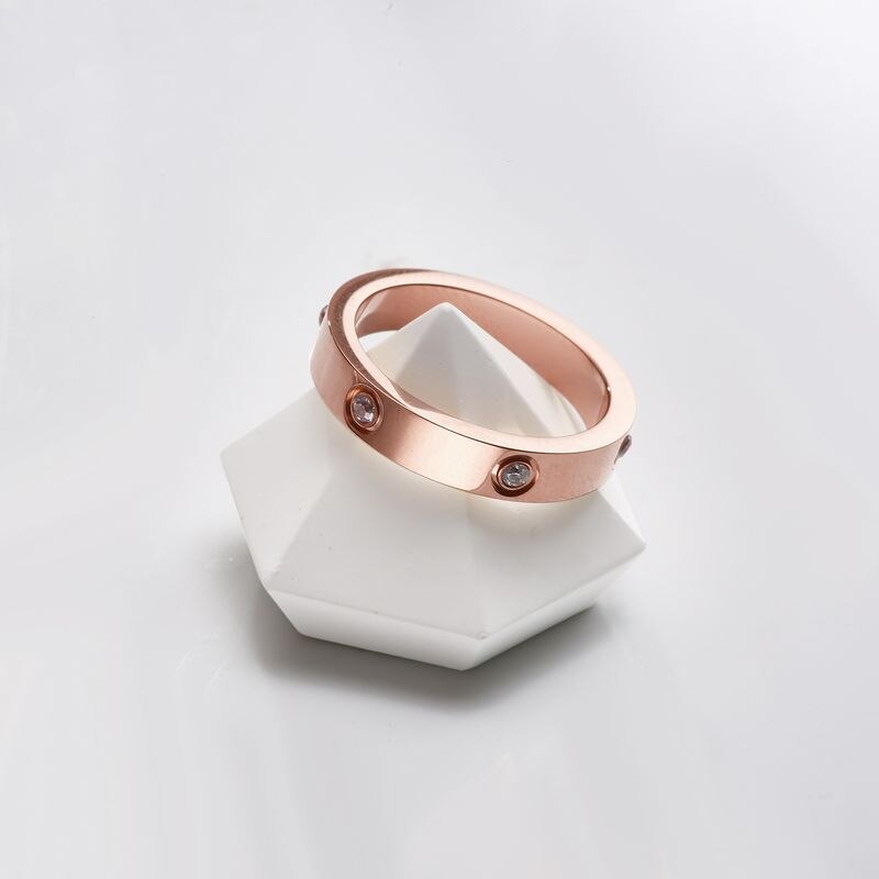 2021 Stainless Steel Rings for Women Men Fashion Titanium Bague Femme Wedding Engagement Couple Ring Lover Luxury Brand Jewelry