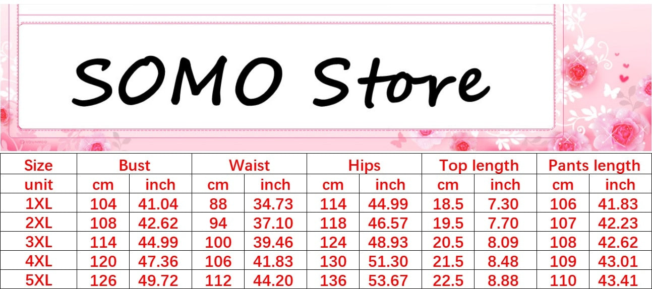 5xl Summer Outfits Sexy Lace Up Top Print Sweatpants Hollow Out Plus Size Two Piece Sets Women Clothing Wholesale Dropshipping